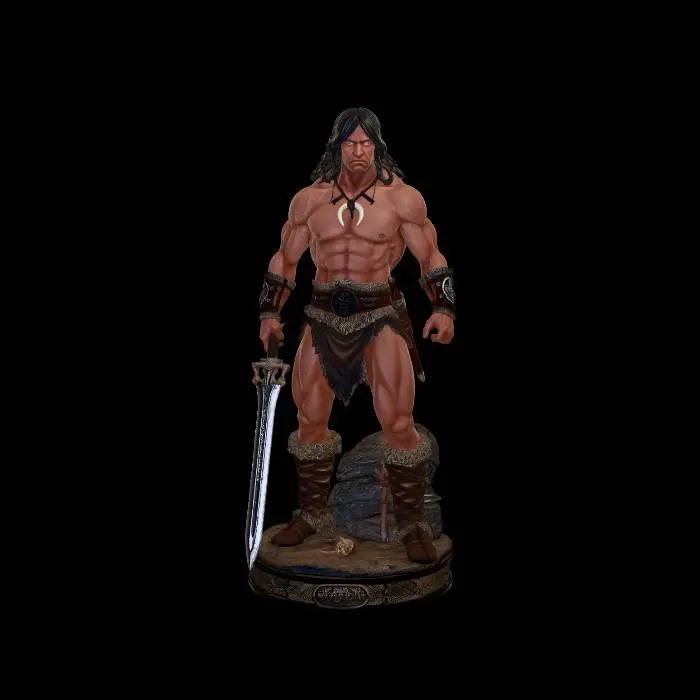 3D model for Stoneheart Barbarian