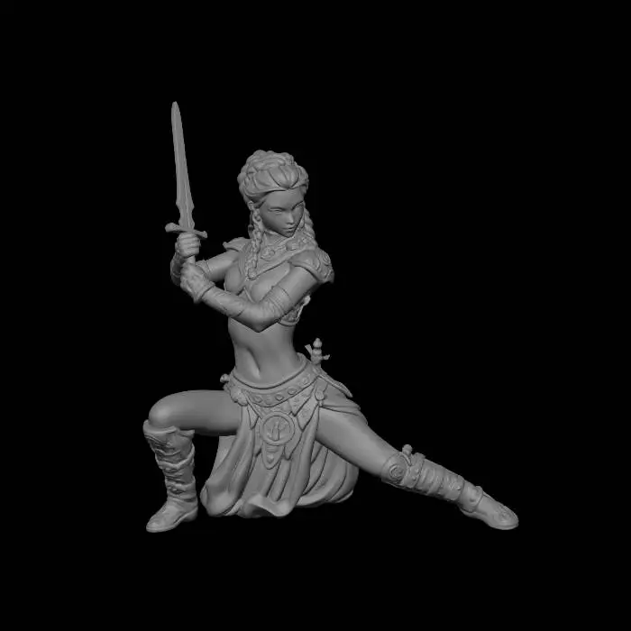 3D model for Desert Warrior