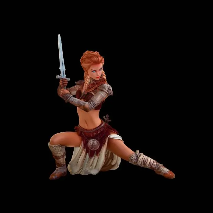 3D model for Desert Warrior