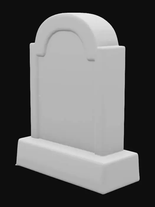 3D model for Tombstone Silence