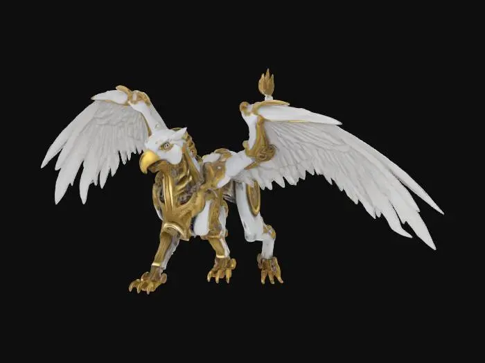 3D model for 스팀펑크 그리폰