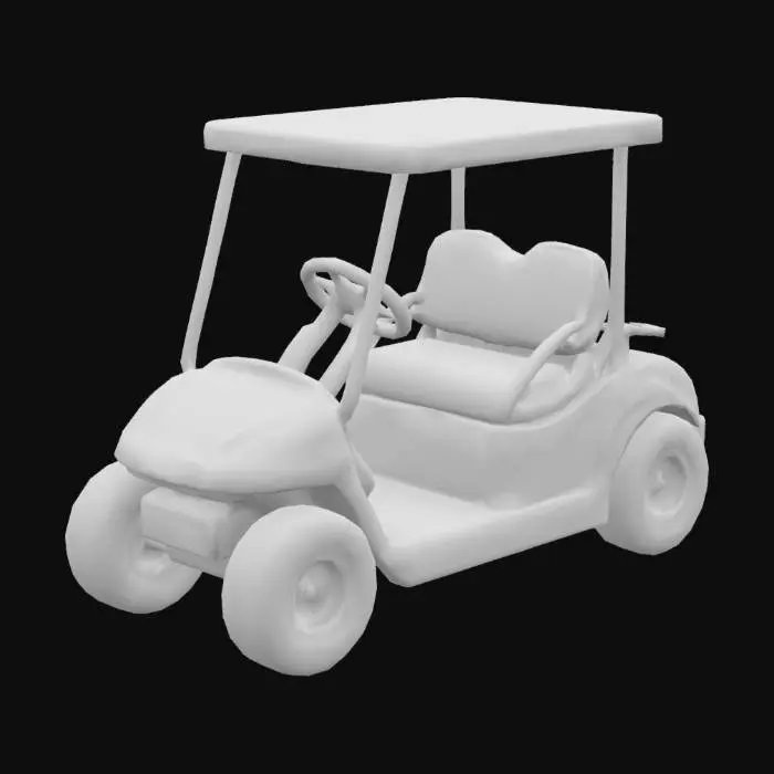 3D model for Golf Cart