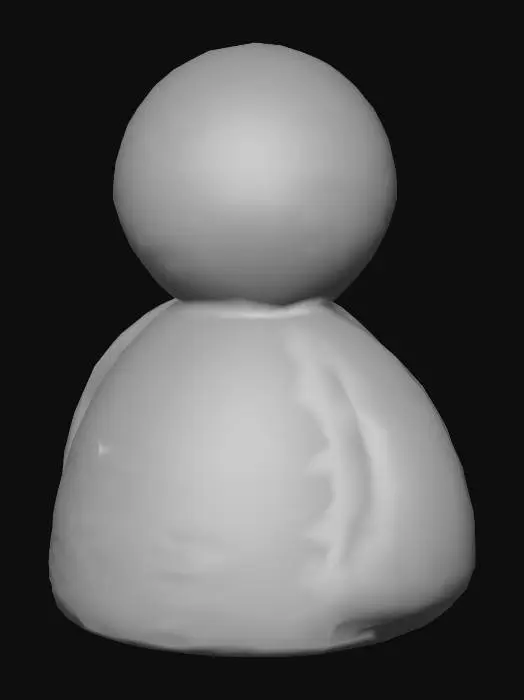 3D model for Blue Avatar Icon