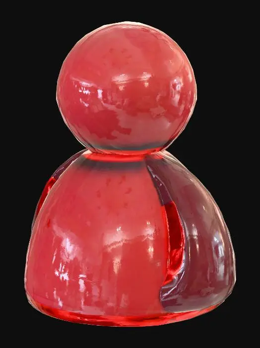 3D model for Blue Avatar Icon