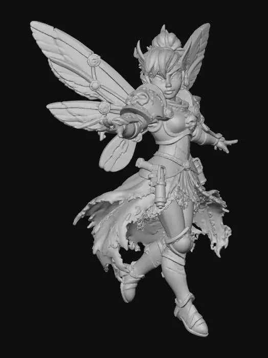 3D model for Warrior Fairy