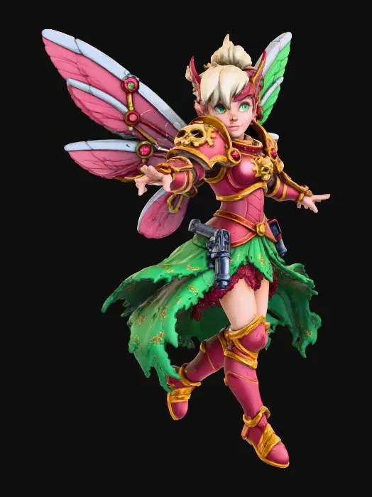3D model for Warrior Fairy