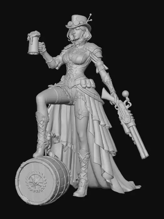 3D model for Steampunk Saloon Adventure