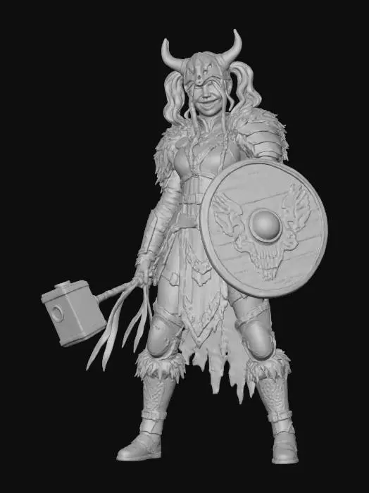 3D model for Viking Harley