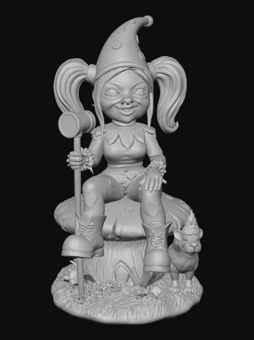 3D model for Harley Garden Gnome