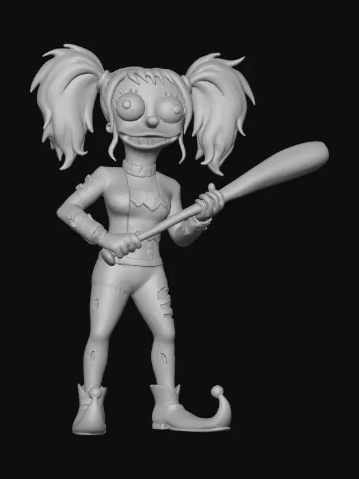 3D model for The simpsons Harley
