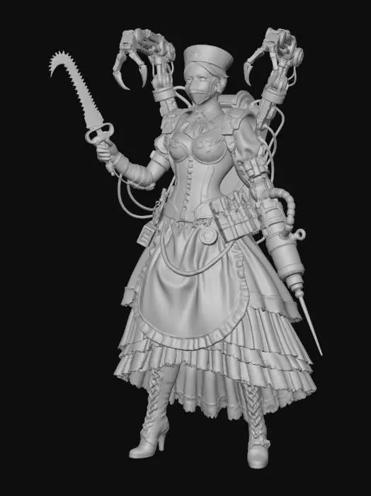 3D model for Steampunk Surgeon