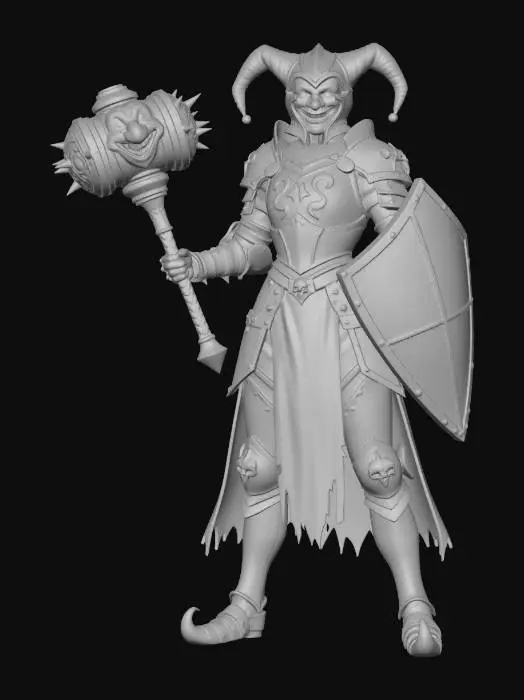 3D model for Jester Knight of Chaos