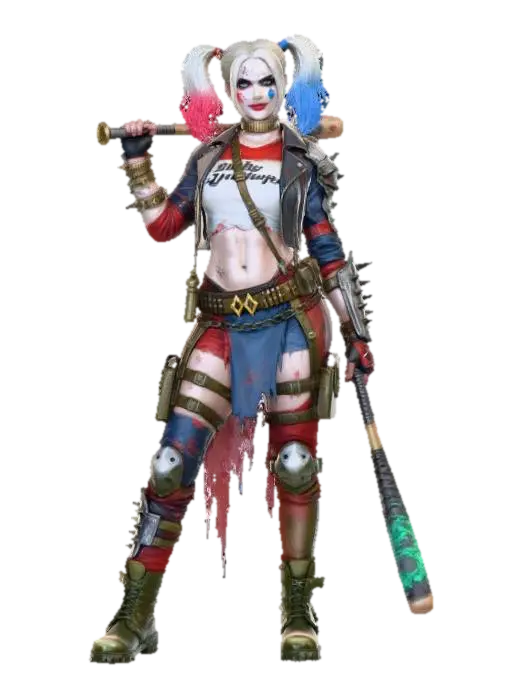Apocalyptic Jester - Wearable 3D-model, gegenereerd door AI