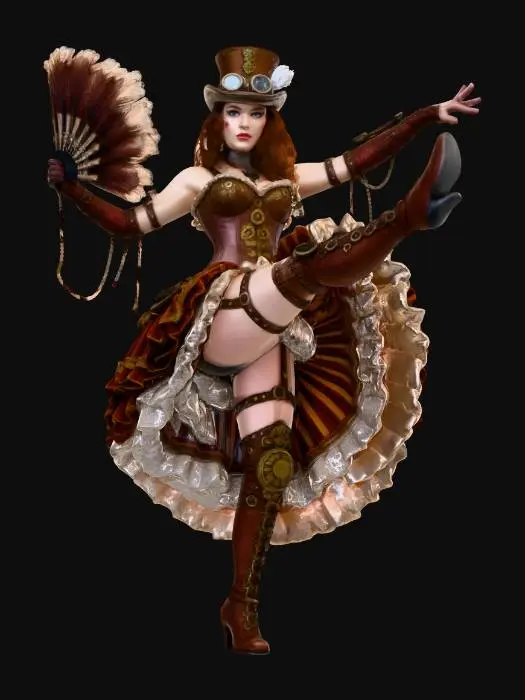 3D model for Steampunk Cabaret Extravaganza