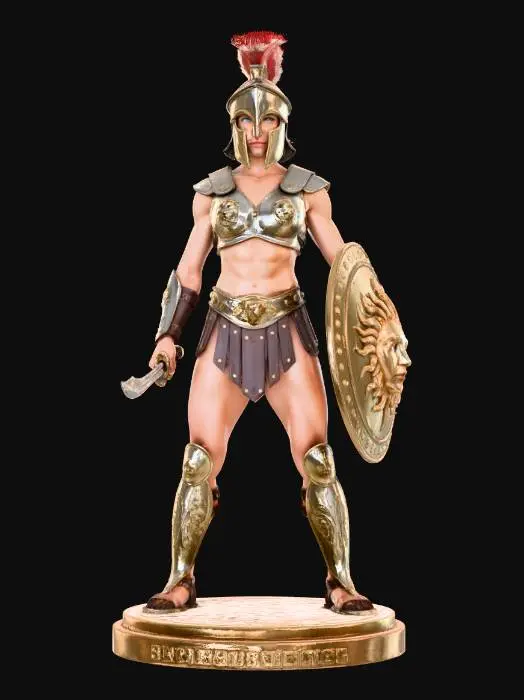 3D model for Warrior's Arena