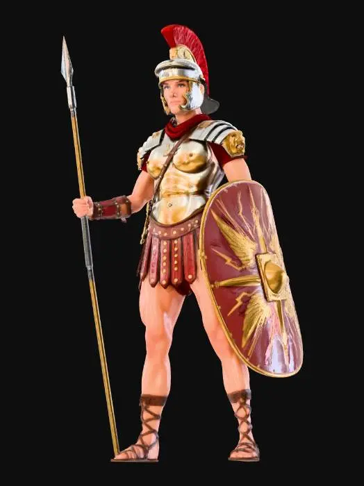 3D model for Roman Warrior at the Colosseum