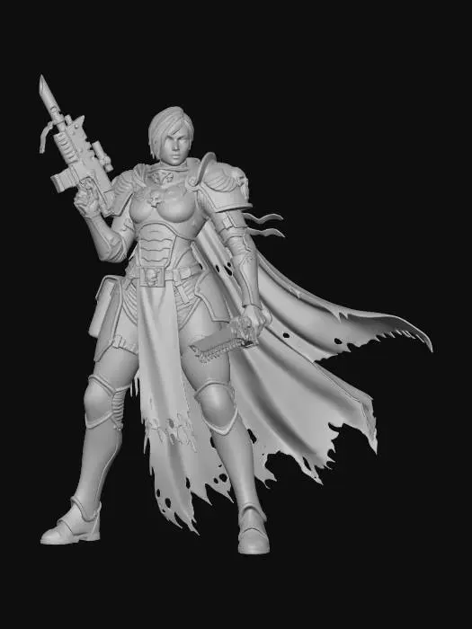 3D model for Warrior's Resolve