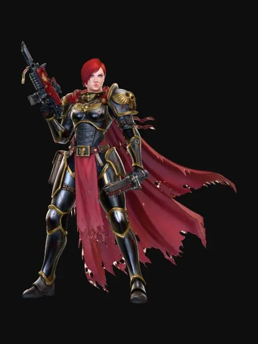 3D model for Warrior's Resolve