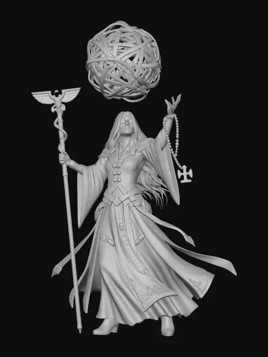 3D model for Sorceress of the Storm
