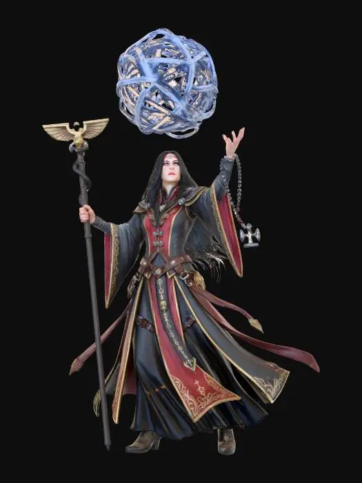 3D model for Sorceress of the Storm