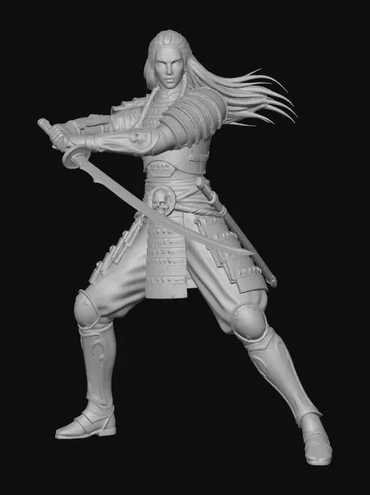 3D model for Samurai of the Apocalypse