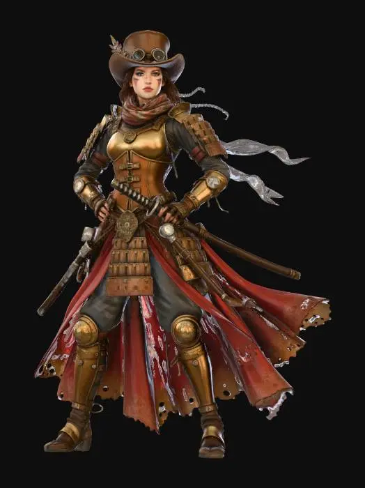 3D model for Steampunk Sentinel