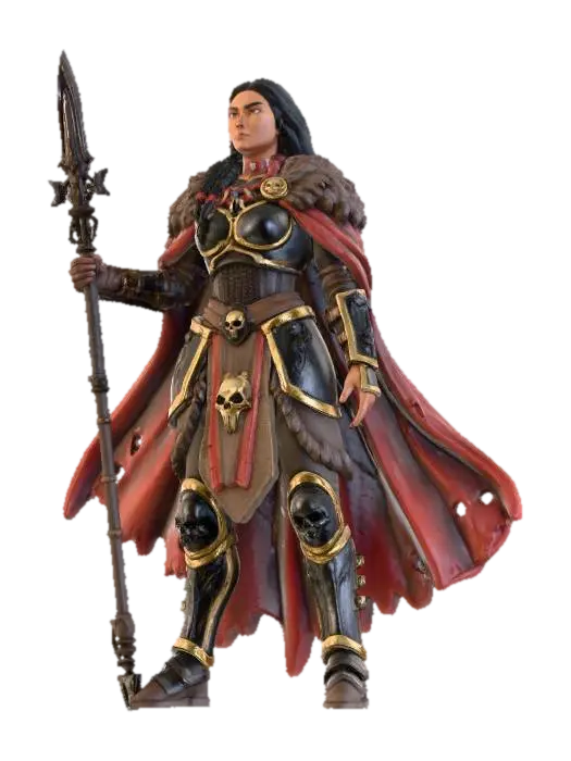 Warrior of the Ruins - Warhammer40k 3D model, vytvořený pomocí AI