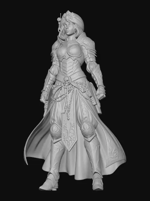 3D model for Warrior of the Ruins