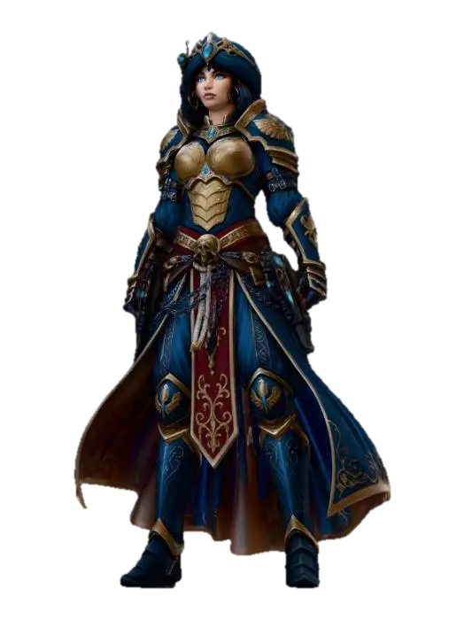 Warrior of the Ruins - Warhammer40k 3D model, vytvořený pomocí AI