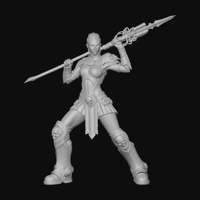 3D model for Warrior of the Dawn