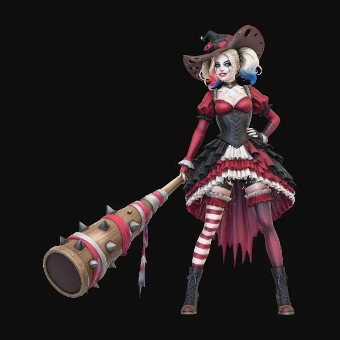 3D model for Victorian Jester in the Fog