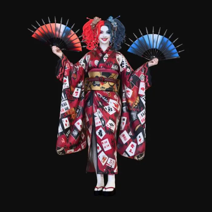 3D model for Cherry Blossom Jester