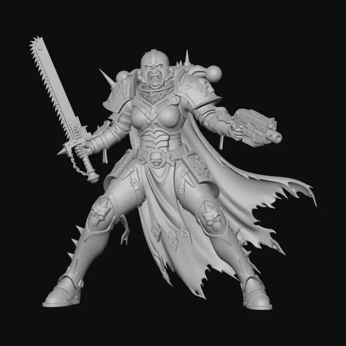 3D model for Warrior of Chaos