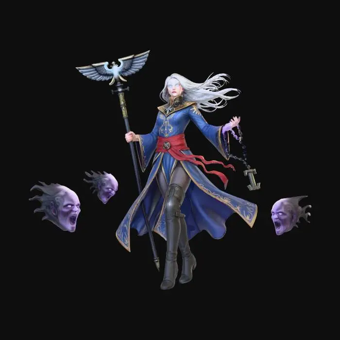 3D model for Stormbringer Sorceress