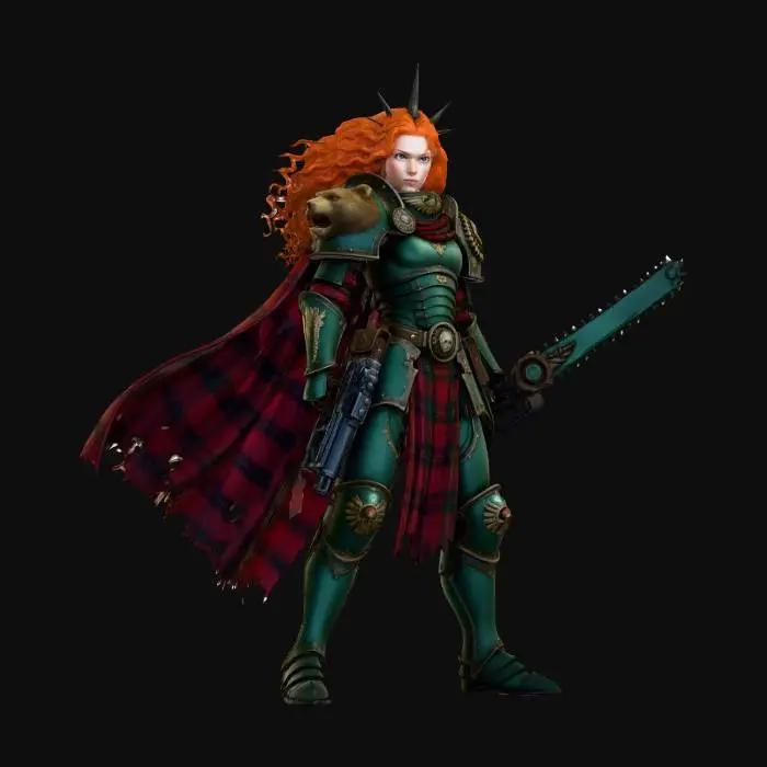 3D model for Warrior of the Storm