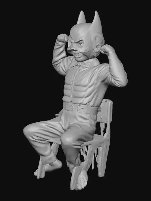 3D model for Caped Crusader Kid