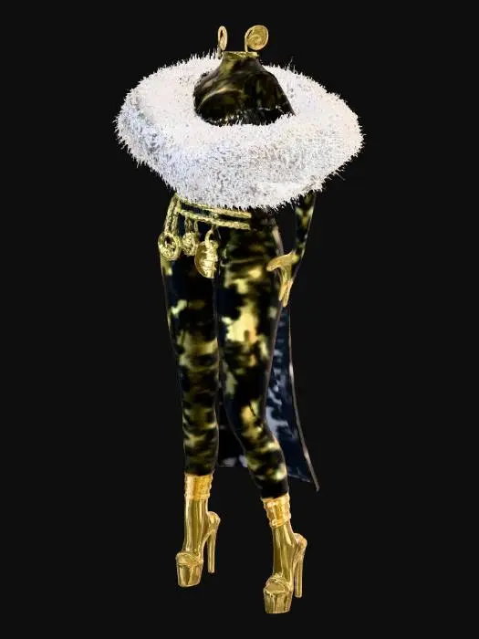 3D model for Golden Elegance