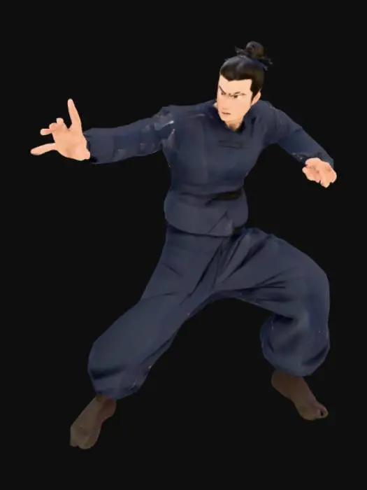 3D model for Martial Artist Pose
