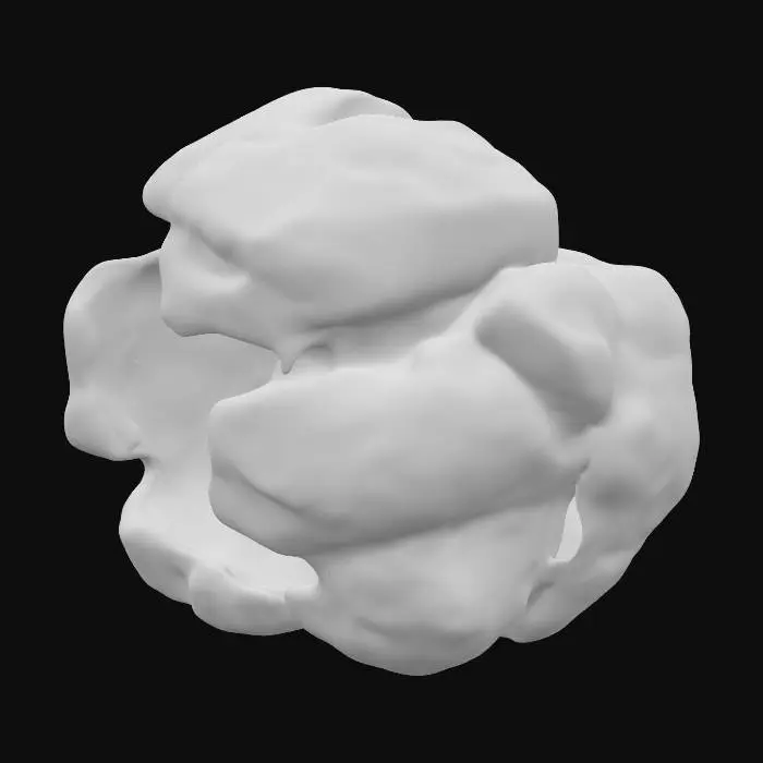 3D model for Popcorn Kernel Close-Up
