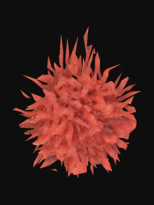 3D model for make a 3d model of the red algae gelidium with texture and color
