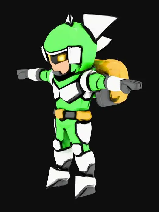3D model for Jetpack Hero