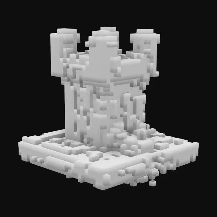 3D model for one defensive tower