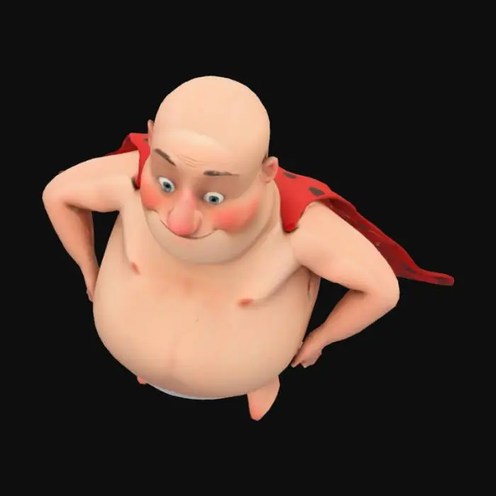3D model for Superhero in Undies