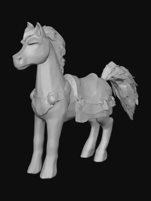 3D model for Арон Бурогрив - Рыцарь Страны Лошадей