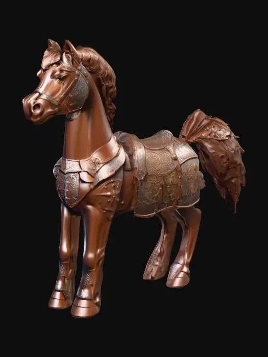 3D model for Арон Бурогрив - Рыцарь Страны Лошадей