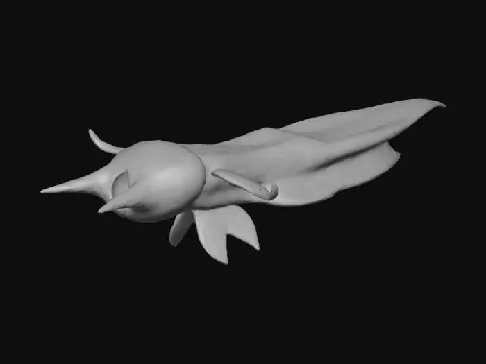 3D model for Ethereal Sea Butterfly