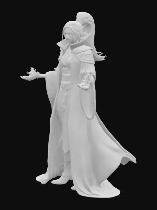 3D model for нужна фигурка высотой 15см, персонаж из Dota 2 - Inwoker

