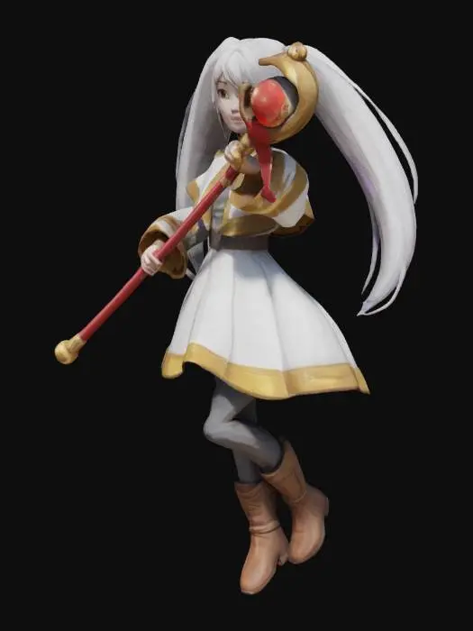 3D model for Elf Mage - Frieren