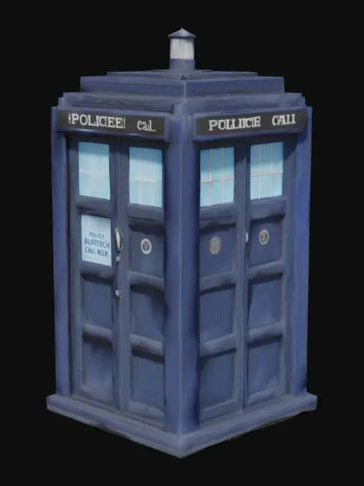 3D model for Time Travel Box
