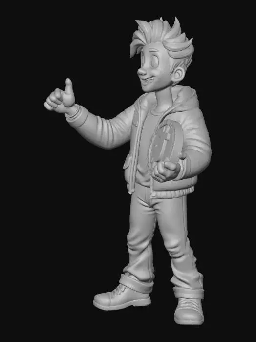 3D model for "Helper"J J'aime la crypto